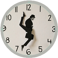 Silly Walks Clock